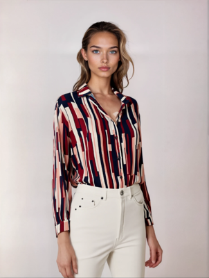 CAMICIA DONNA M/L 146603 Tellini S.r.l. Wholesale Clothing